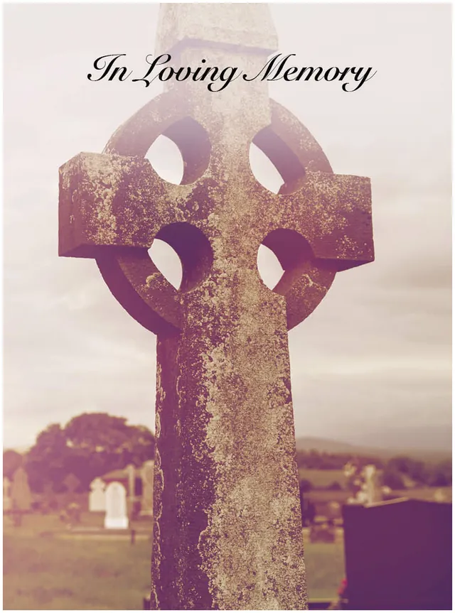 Memorial Card - MCR101, Memorial card design
