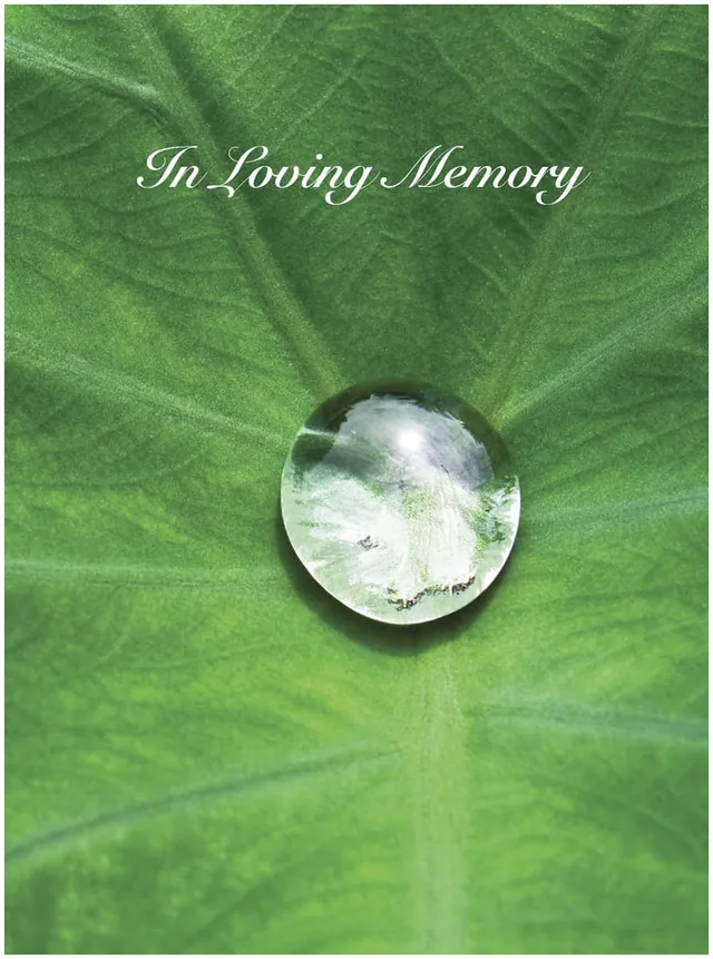 Memorial Card - MCN106, Memorial card design