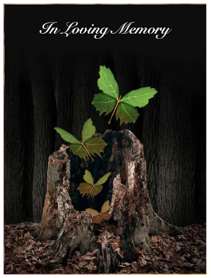 Memorial Card -  MCM106, Memorial card design